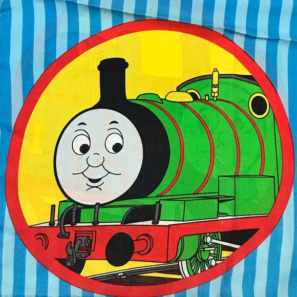 Thomas The Tank Engine & Friends Percy Limited Vintage 2000s Standard Pillowcase - Picture 5 of 7